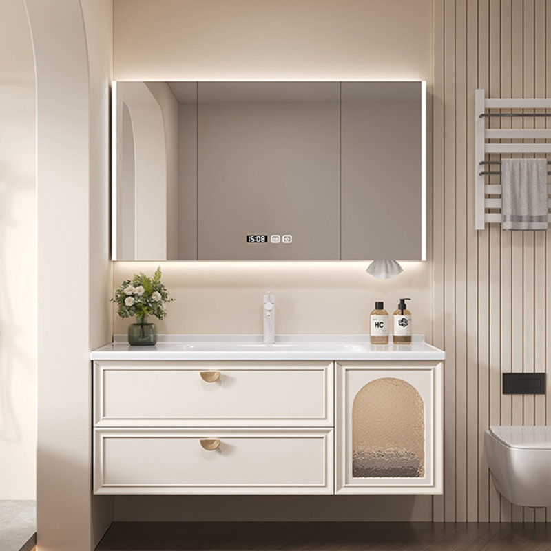 Modern light luxury simple Bathroom cabinet
