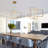 Vollmer 3-Light Dimmable LED Square/Rectangle Chandelier-552671485