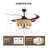 Solea 48" Boho Ceiling Fan with Light Kit, Woven Rope Shade Farmhouse Ceiling Fan with Remote Control, Quiet Reversible DC Motor