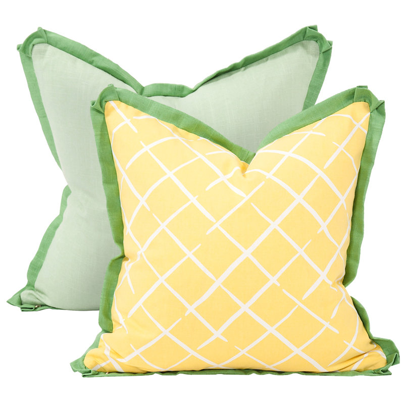  20" Throw Pillow Cover, Green