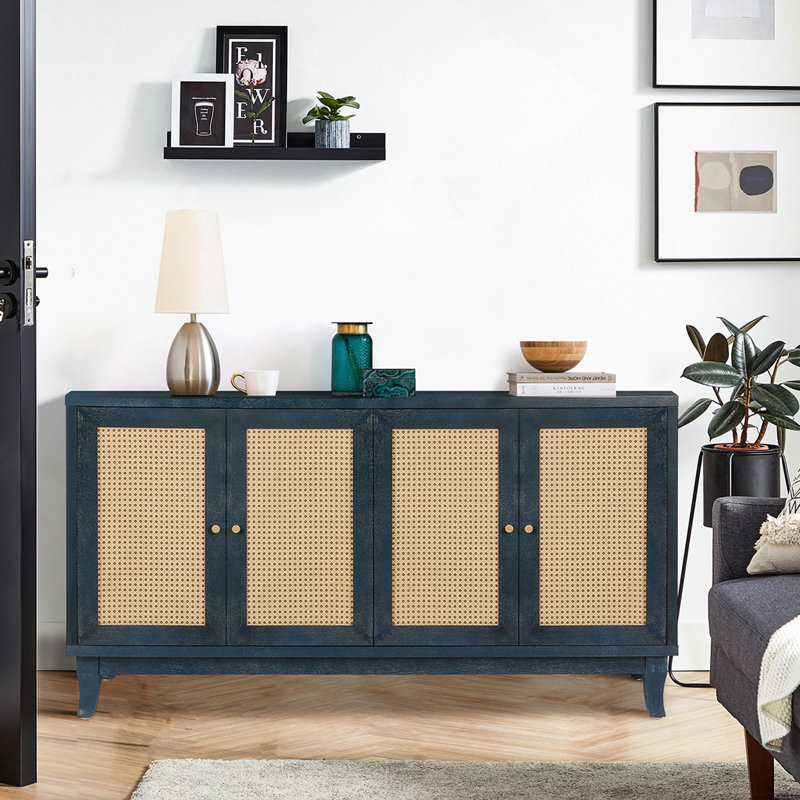 Armoire de rangement Anjalika, Bleu