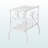 Ute White Accent Table