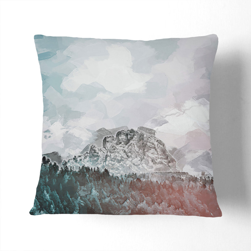 Square Throw Cushion, 55cm H x 55cm W x 20cm D, Black