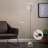  Modern 63" White Glass Floor Lamp