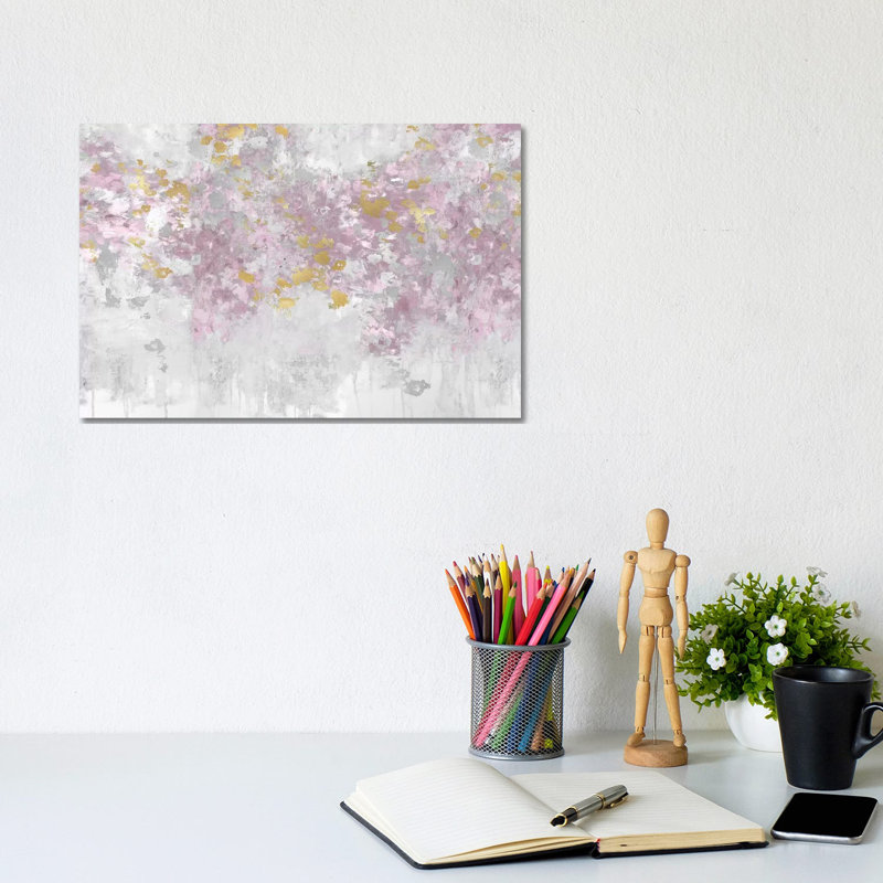 Charmed Blush by Nikki Robbins - Wrapped Canvas Gallery-Wrapped Canvas Giclée, 20.32 cm H x 30.48 cm W