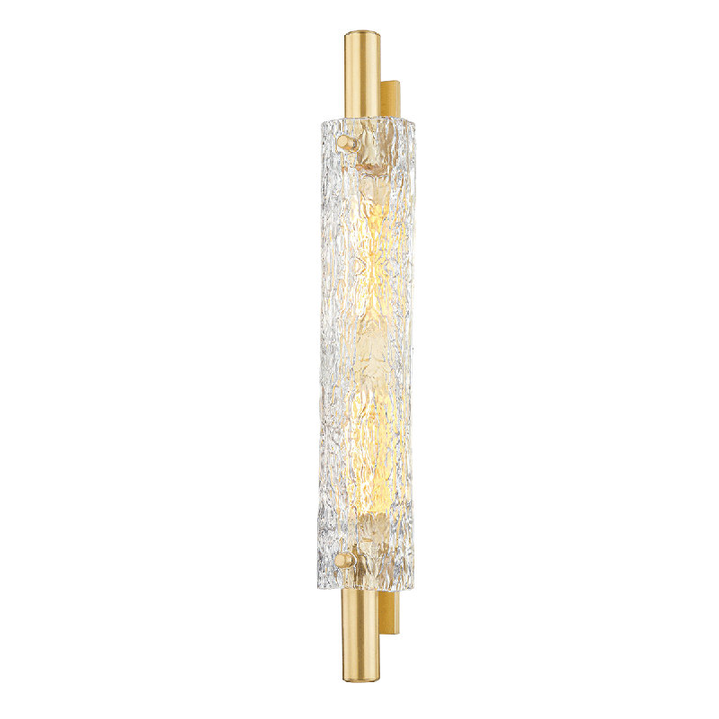 HARWICH 2 LIGHT WALL SCONCE, Aged Brass