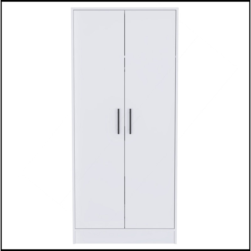 180 Armoire Beery, chambre à coucher, blanc, Blanc