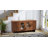 59'' Mid-Century Modern TV Stand with Arched Glass Doors, Media Console Table for TVs up to 65'', Sideboard Storage Cabinet for Living Room & Entryway-1140923988
