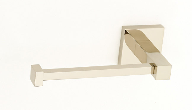 Wall Mounted Toilet Paper Holder, Polished Nickel