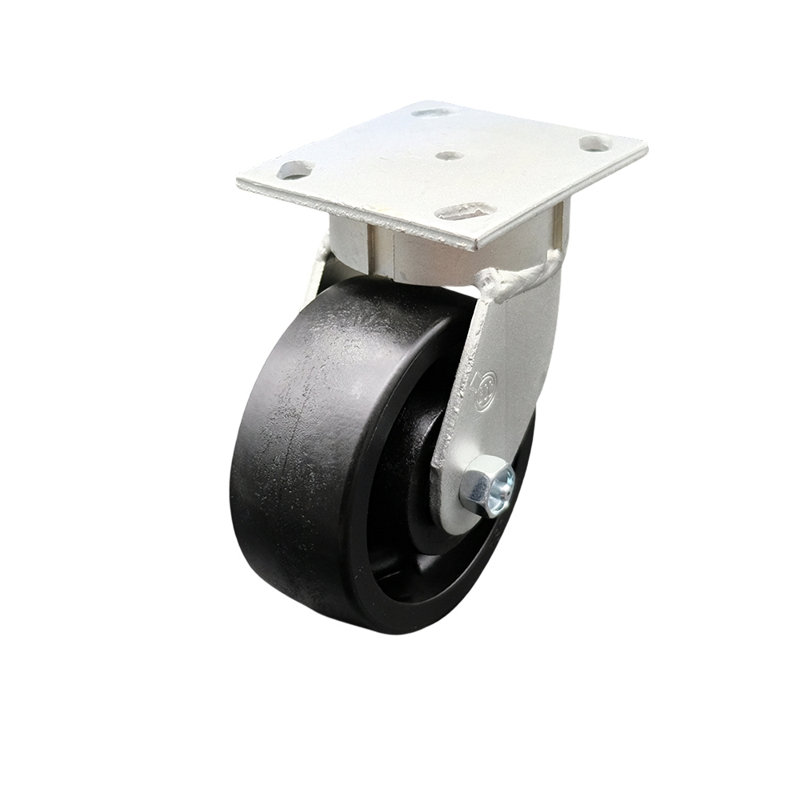 Roulettes pivotantes en nylon Kingpinless