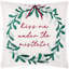 Mistletoe Beige Square Cushion-115357979