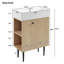 Meuble-lavabo 21,6 po avec lavabo en céramique-1175006201