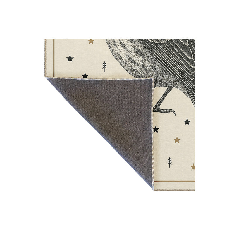 Tapis gris tissé Mosso, 3 pi 11 po x 5 pi 11 po
