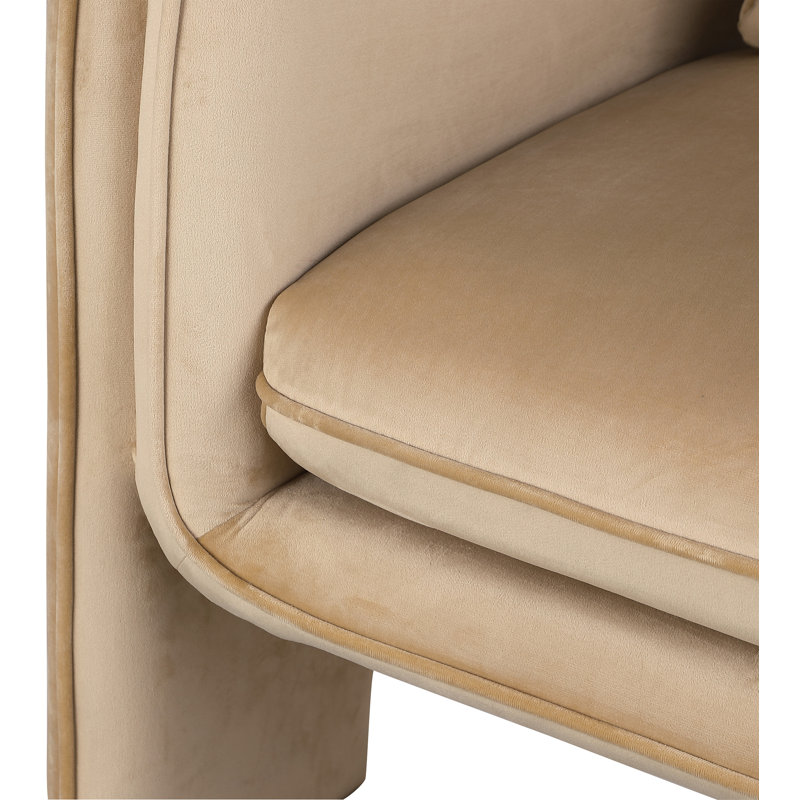 Sloan 34.5'' Wide, Camel Velvet