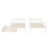 Rubber Wood Bunk Bed Including Trundle, Ladder, Guardrails-970175230