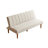 Bergen 66" Upholstered Convertible Futon Sofa-2026057075
