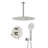 Dual Function Complete Shower System with Rough in-Valve-94485267