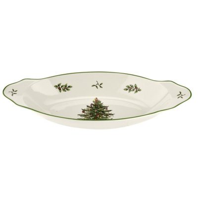 Spode Christmas Tree 2019 Handled Serving Platter