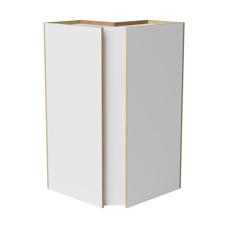 Armoire murale d'angle, L 24 po x H 42 po x P 12 po, Blanc Newport