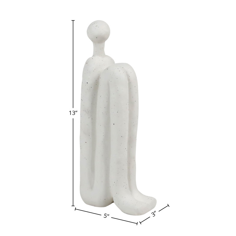 Kaisa Sculpture, White