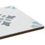 Carreau de porcelaine mat 8,77 po x 8,77 po Plumeria-482809784