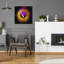 Art mural en verre Vechain Crypto Halo-1878707123
