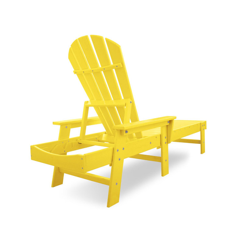 POLYWOOD South Beach Chaise, Lemon