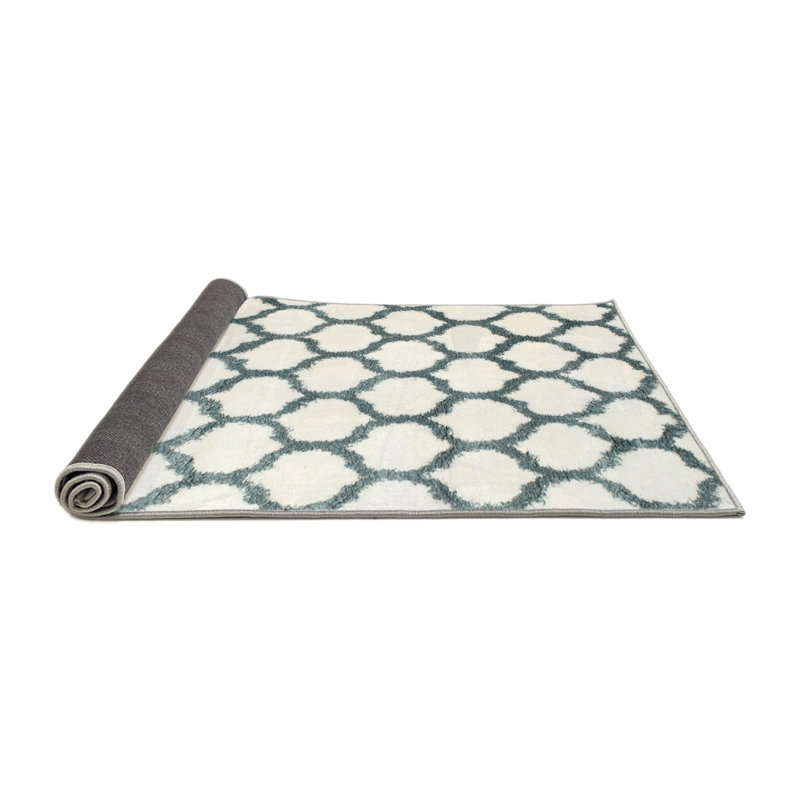 Geometric Indoor Rug, Round 7'