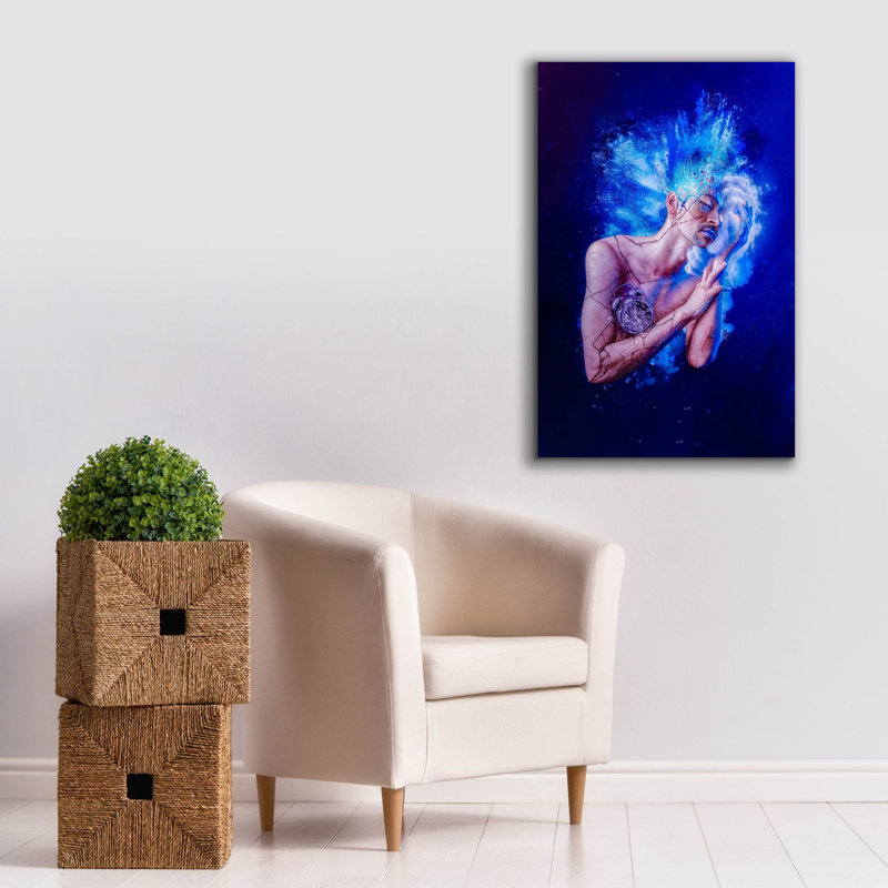 «Sloth - Paradise Lost Seven Mortly Sins» par Mario Sanchez Nevado, art mural sur toile, H 40 po x l 26 po x P 1,5 po