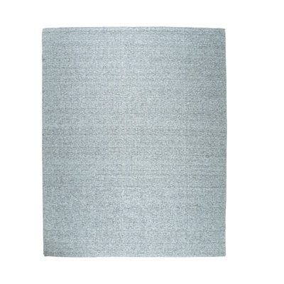 Opulent Alluring Silver Handmade Wool Area Rug