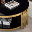 Table basse en métal - 35,43 po x 35,43 po x 17,72 po-114232532-114232534