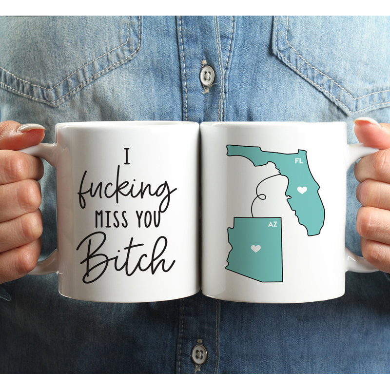 Ceramic Coffee Mug, Florida And Arizona