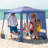 Beach Cabana Beach Canopy Easy Set Up And Take Down  Cabana Tent With Sand Pockets Instant Sun Shade With Side Wall