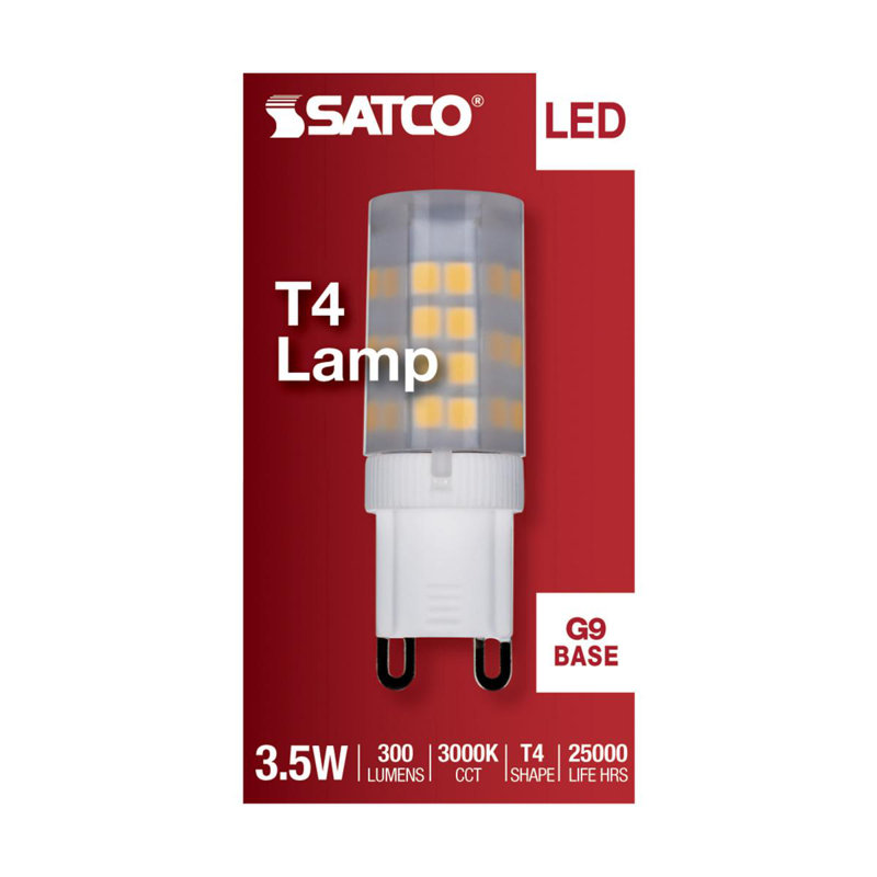 3.5 Watt White LED Bulb, 3000K