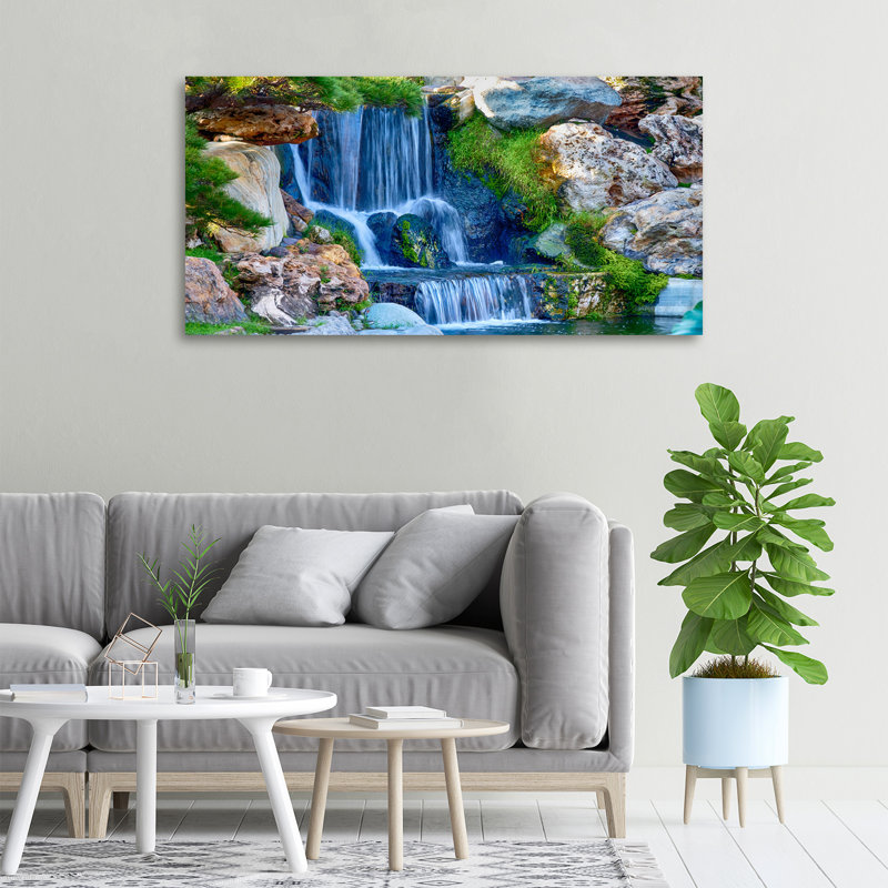 Waterfall - No Frame Print on Canvas