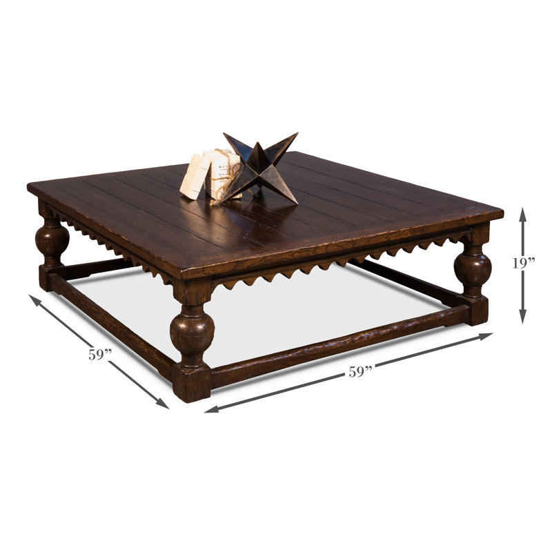 Mcmeans Solid Wood Coffee Table