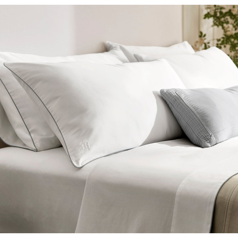 Signature Embellished Duvet Set, Full;Queen, White;Shore