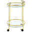 Chariot-bar moderne moderne en métal chromé -348021897