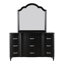 Commode 9 tiroirs avec miroir Seabliss-1461148075