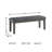 Frisby Polyester Upholstered Bench