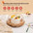 Cake Stand With Dome Lid, 11.8'' Wood Rotating Cake Turntable, Shaterproof 10.4'' Acrylic Cake Dome Cover