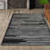 Mahit Modern Berber Stripe Black/Cream Rug