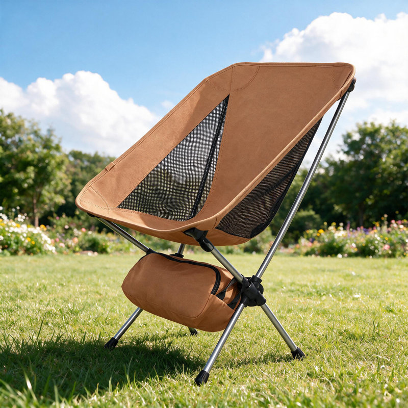 Chaise de camping, chaise pliante légère, Vert