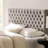 Grey Upholstered Queen Headboard, Contemporary Bedroom Furniture, Elegant Style, Assembly Required Size, Upholstery, Look, Needed-345349185