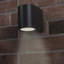 Hewie Black Outdoor Flush Mount