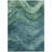 Machine Washable Indoor/Outdoor Cinead ACN1700 Teal Rug-104611323