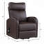 Fauteuil inclinable électrique en cuir synthétique-1209142451