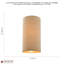 25cm H Linen Rectangle Lamp Shade ( Screw On )-832649021