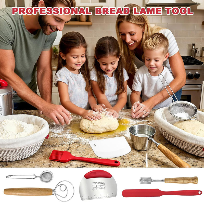 Sourdough Starter Kit, Bread Proofing Baskets