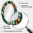 Retro Abstract Drops XIV - Abstract Oval Decorative Mirror On Metal-936597866